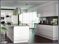 Lucente White Handleless kitchen