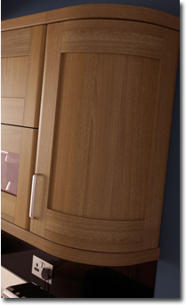 ohio curved kitchen door